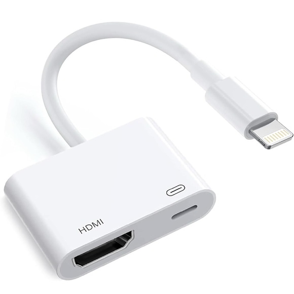 White HDMI to Lightning Adapter - Picture 1 of 5